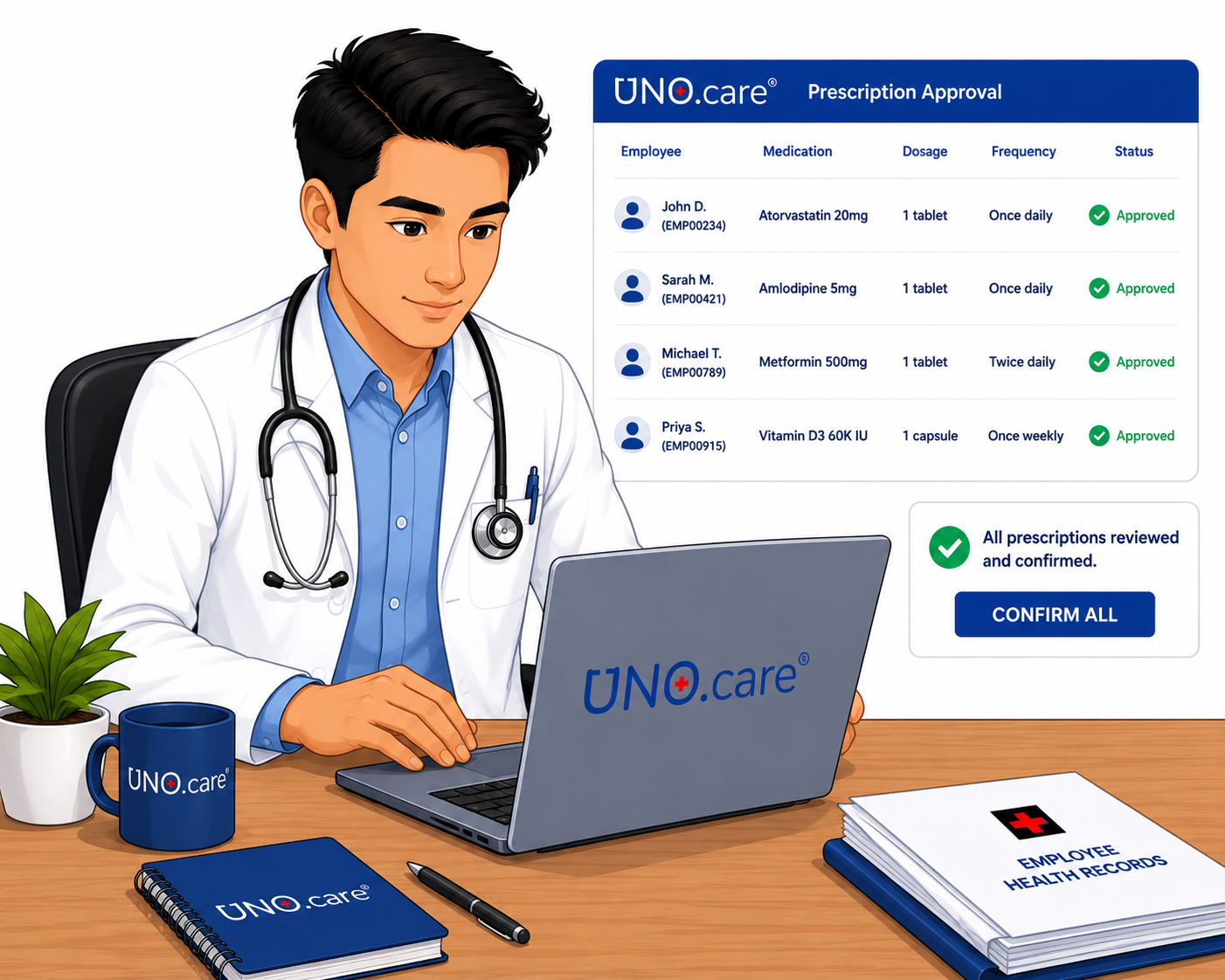 Doctor prescribes digitally