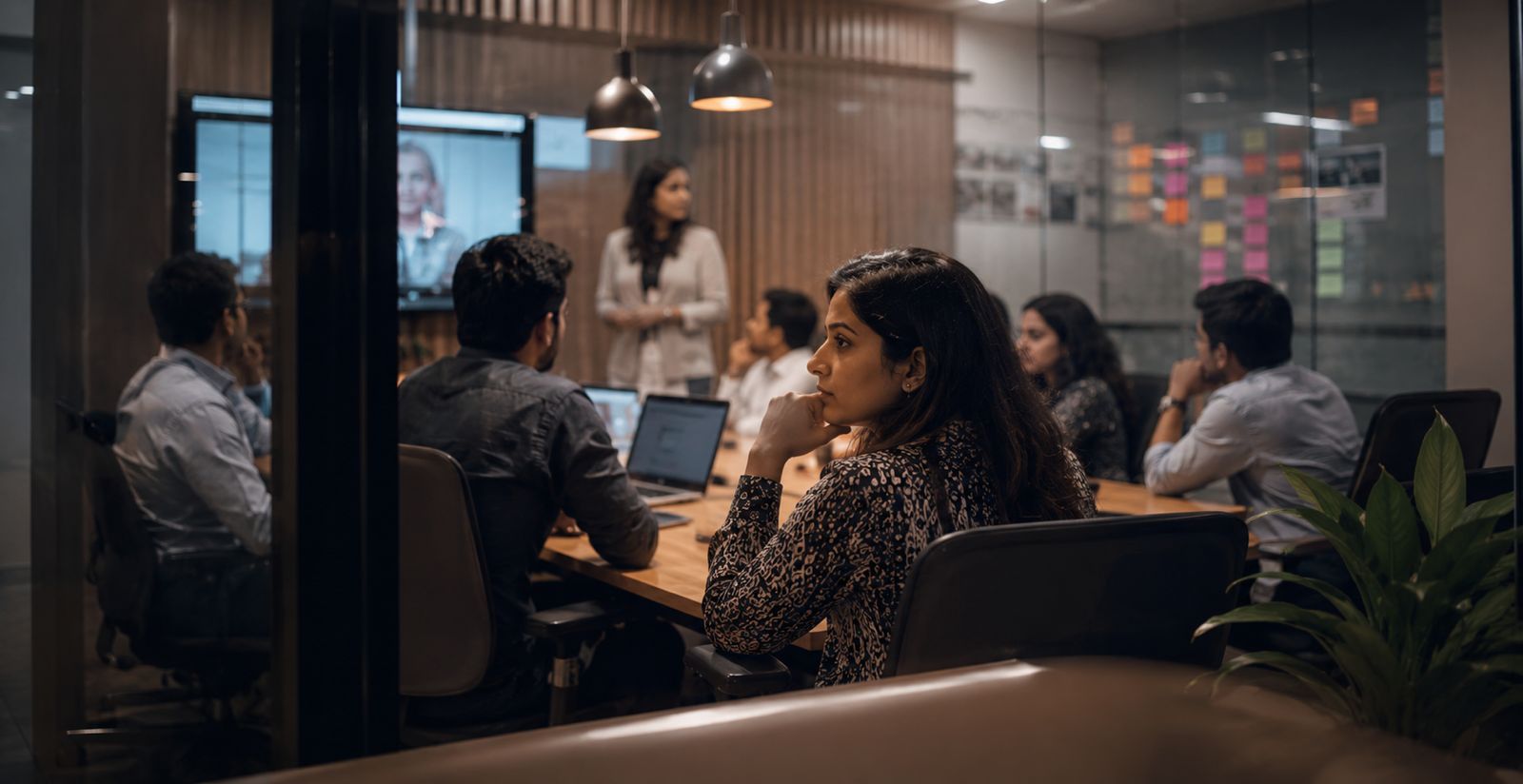 Illustration: talent acquisition team reviewing the hiring dashboard
